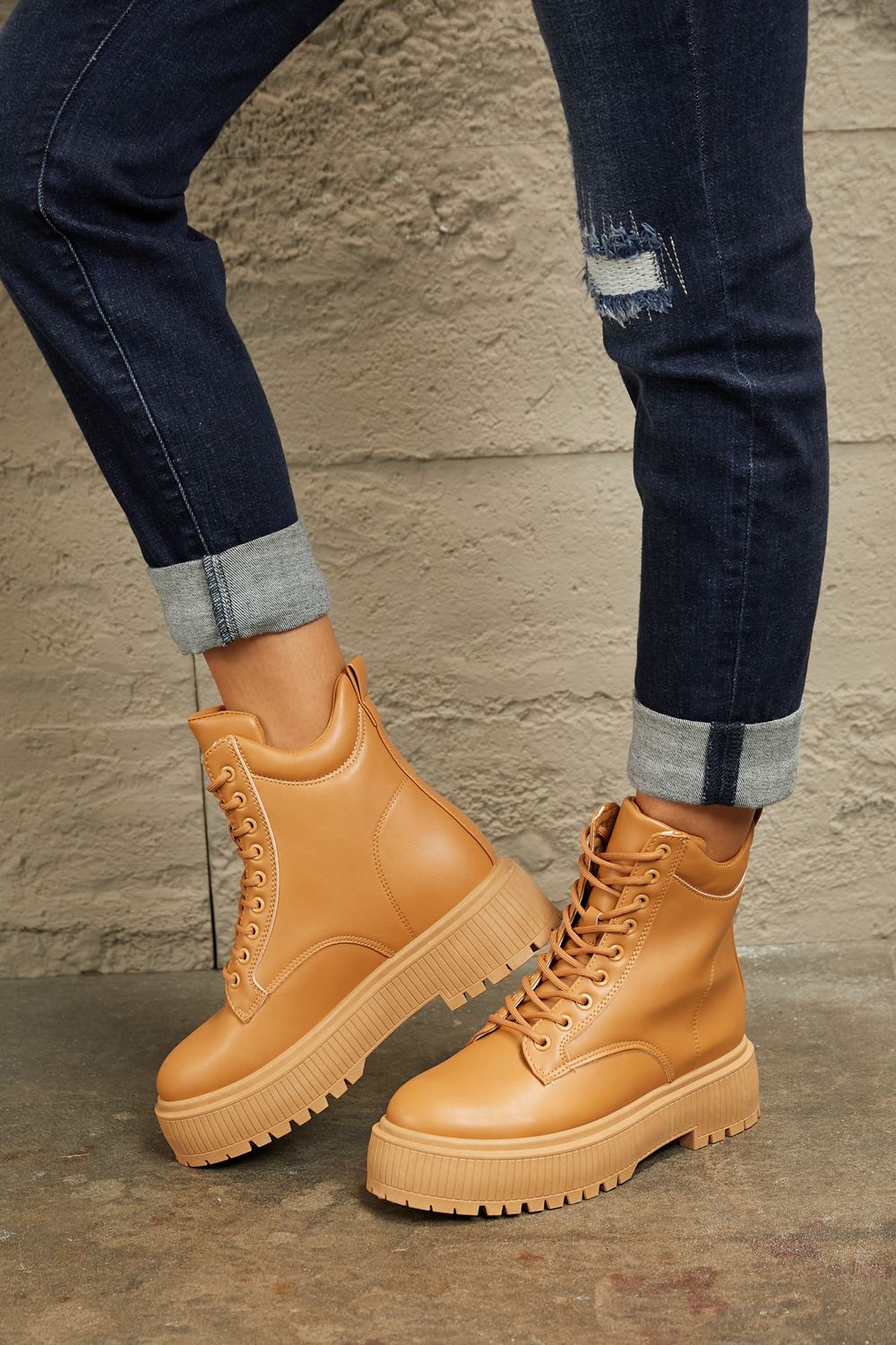 East Lion Corp Platform Combat Boots king-general-store-5710.myshopify.com