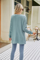 Long Sleeve Pocketed Cardigan king-general-store-5710.myshopify.com