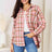 Double Take Plaid Collared Neck Long Sleeve Button-Up Shirt king-general-store-5710.myshopify.com