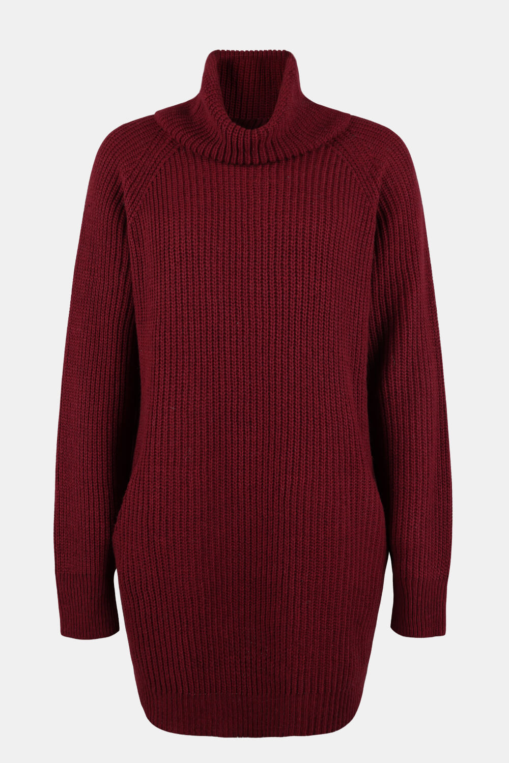 Turtleneck Sweater Dress with Pockets king-general-store-5710.myshopify.com