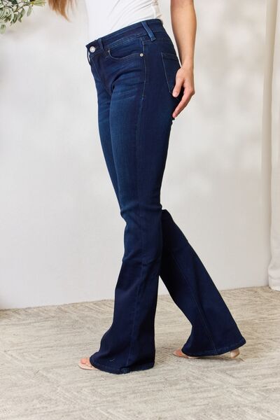 Kancan Full Size Mid Rise Flare Jeans king-general-store-5710.myshopify.com