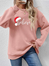 BELIEVE Graphic Long Sleeve Sweatshirt king-general-store-5710.myshopify.com