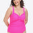 Plus Size Sleeveless Plunge One-Piece Swimsuit king-general-store-5710.myshopify.com