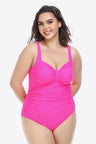 Plus Size Sleeveless Plunge One-Piece Swimsuit king-general-store-5710.myshopify.com