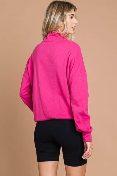 Culture Code Full Size Half Zip Long Sleeve Sweatshirt king-general-store-5710.myshopify.com