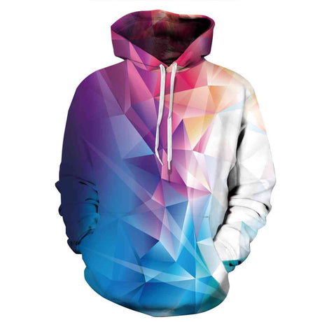 Full Size Geometric Drawstring Hoodie with Pockets king-general-store-5710.myshopify.com