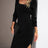 Rib-Knit Slit Sweater Dress king-general-store-5710.myshopify.com