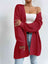 Open Front Dropped Shoulder Slit Cardigan king-general-store-5710.myshopify.com