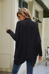 Mixed Knit Open Front Dolman Sleeve Cardigan king-general-store-5710.myshopify.com