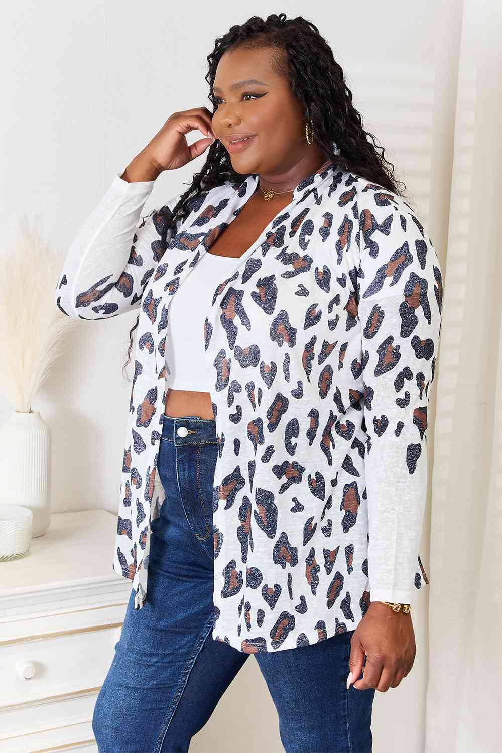 Double Take Leopard Long Sleeve Cardigan king-general-store-5710.myshopify.com