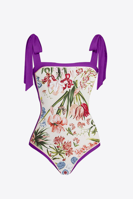 Floral Tie Shoulder Two-Piece Swim Set king-general-store-5710.myshopify.com