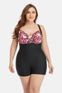 Plus Size Two-Tone One-Piece Swimsuit king-general-store-5710.myshopify.com