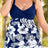 Plus Size Floral Two-Tone Two-Piece Swimsuit king-general-store-5710.myshopify.com