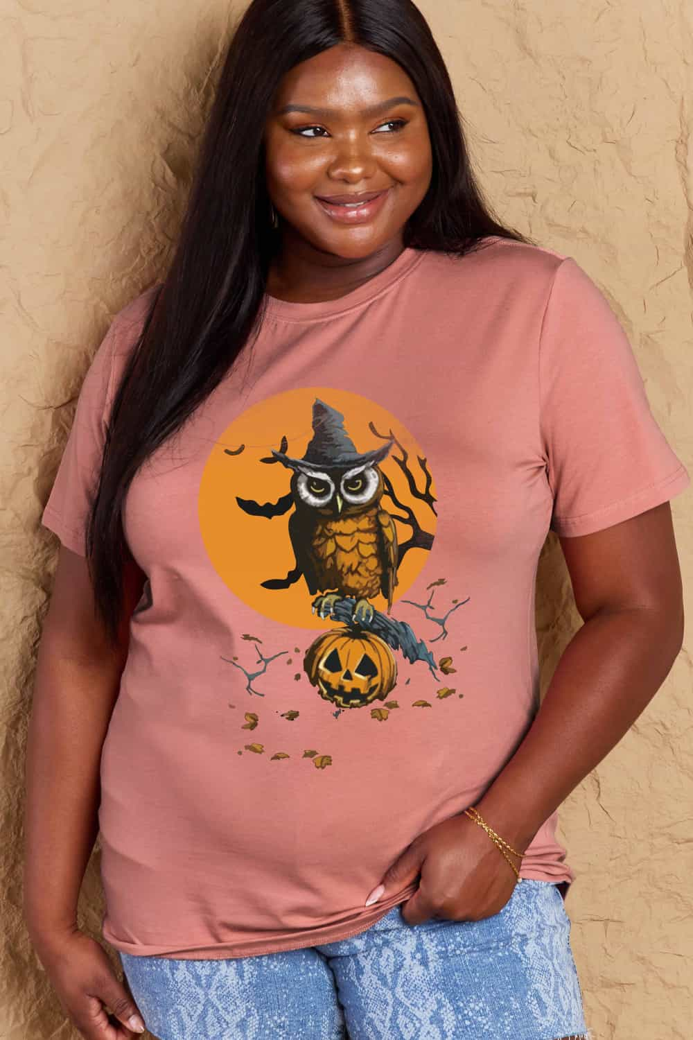 Simply Love Full Size Holloween Theme Graphic Cotton T-Shirt king-general-store-5710.myshopify.com