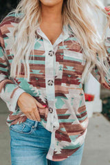 Printed Button Up Long Sleeve Shirt king-general-store-5710.myshopify.com