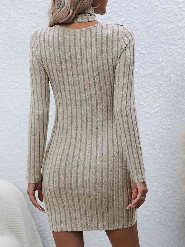 Long Sleeve Ribbed Sweater Dress king-general-store-5710.myshopify.com
