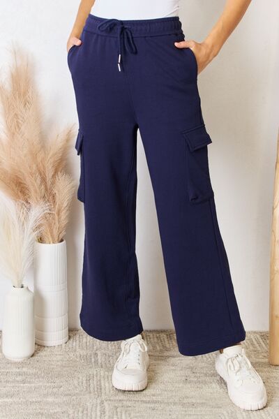 RISEN Drawstring Relaxed Cargo Wide Leg Pants king-general-store-5710.myshopify.com