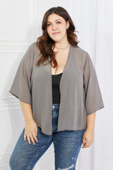 Melody Just Breathe Full Size Chiffon Kimono in Grey king-general-store-5710.myshopify.com