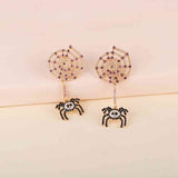 Spider Rhinestone Alloy Earrings king-general-store-5710.myshopify.com