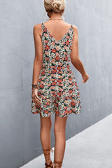 Floral Frill Trim Sleeveless Mini Dress king-general-store-5710.myshopify.com