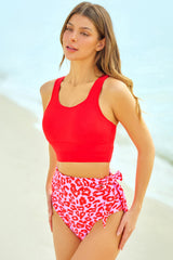 Two-Tone Tied Two-Piece Swimsuit king-general-store-5710.myshopify.com