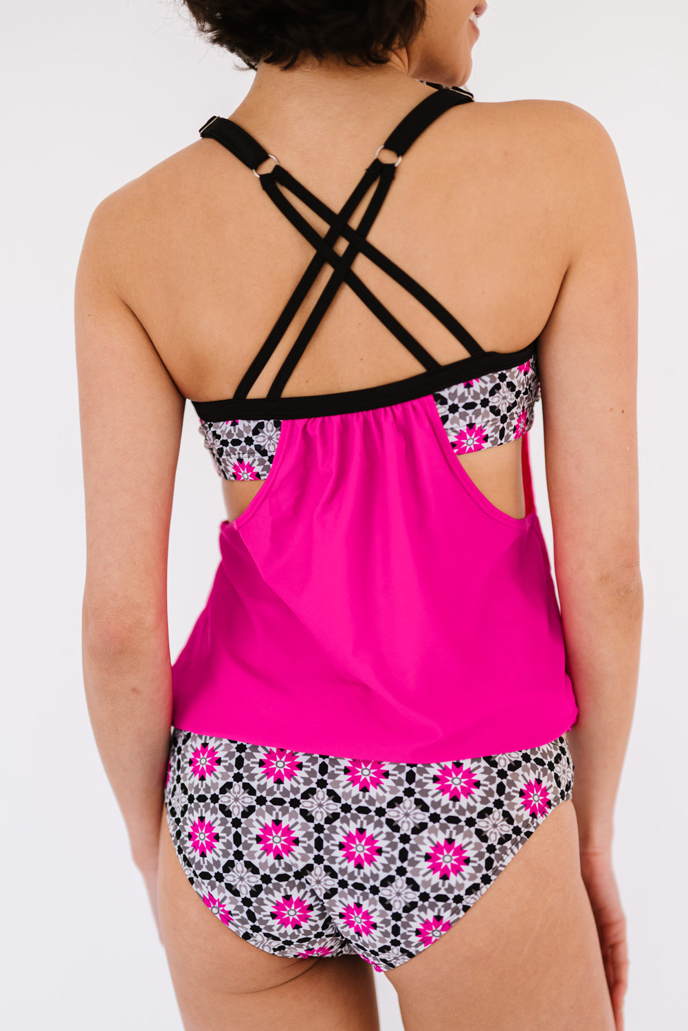 Cutout Crisscross Back Tankini Set king-general-store-5710.myshopify.com