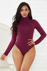Turtleneck Long Sleeve Bodysuit king-general-store-5710.myshopify.com