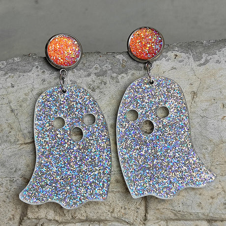 Ghost Shape Acrylic Dangle Earrings king-general-store-5710.myshopify.com