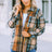 Plaid Curved Hem Shirt Jacket with Breast Pockets king-general-store-5710.myshopify.com