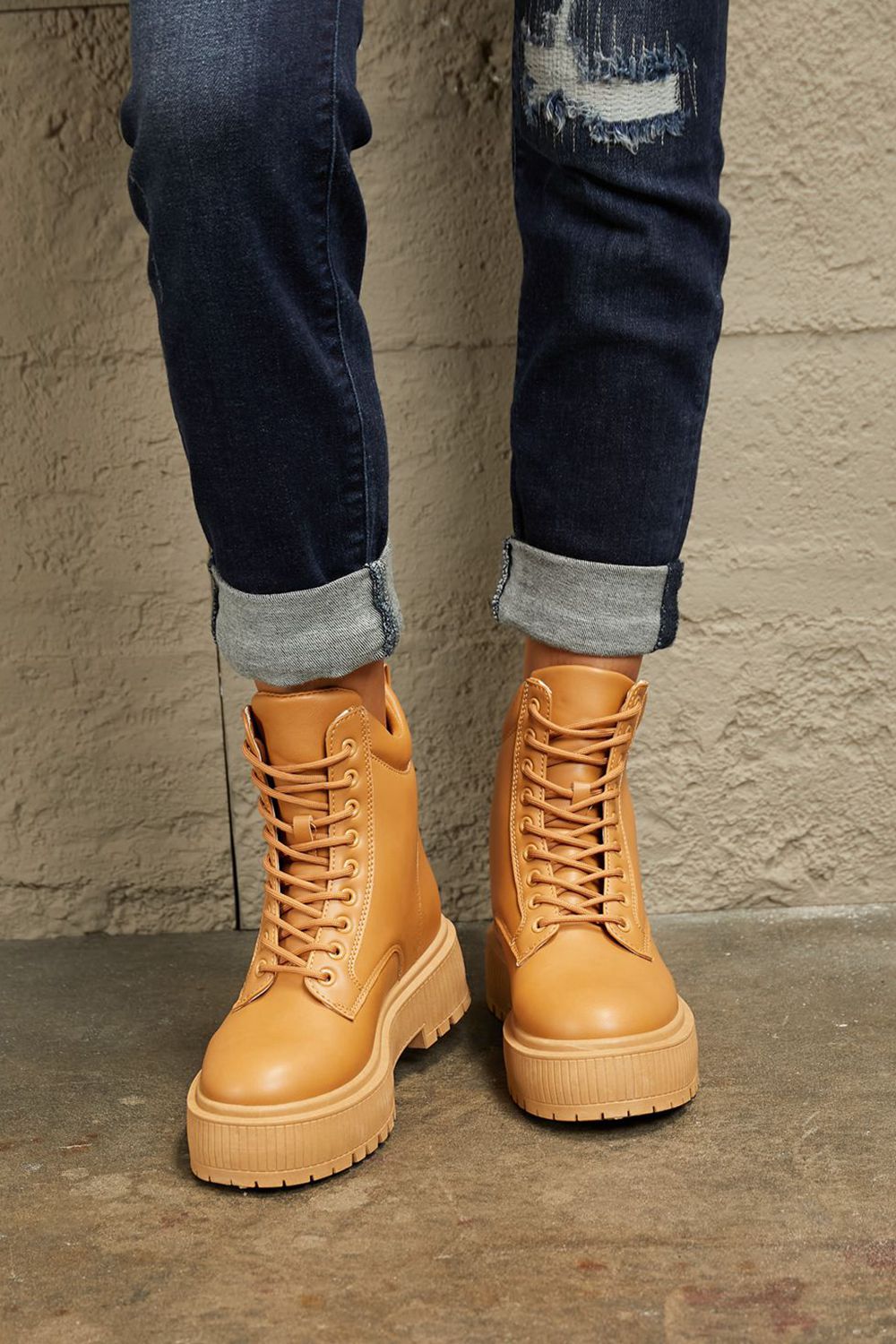 East Lion Corp Platform Combat Boots king-general-store-5710.myshopify.com