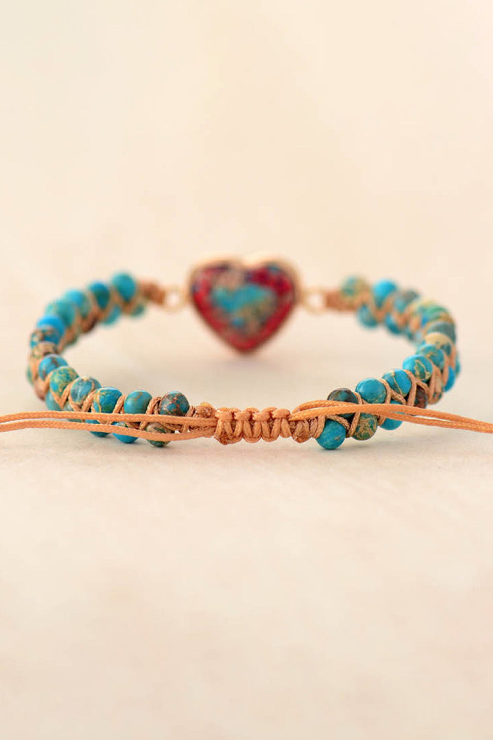 Handmade Heart Shape Natural Stone Bracelet king-general-store-5710.myshopify.com