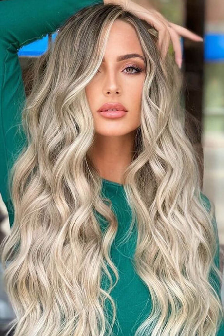 Full Machine Made Long Wave Wigs 26'' king-general-store-5710.myshopify.com