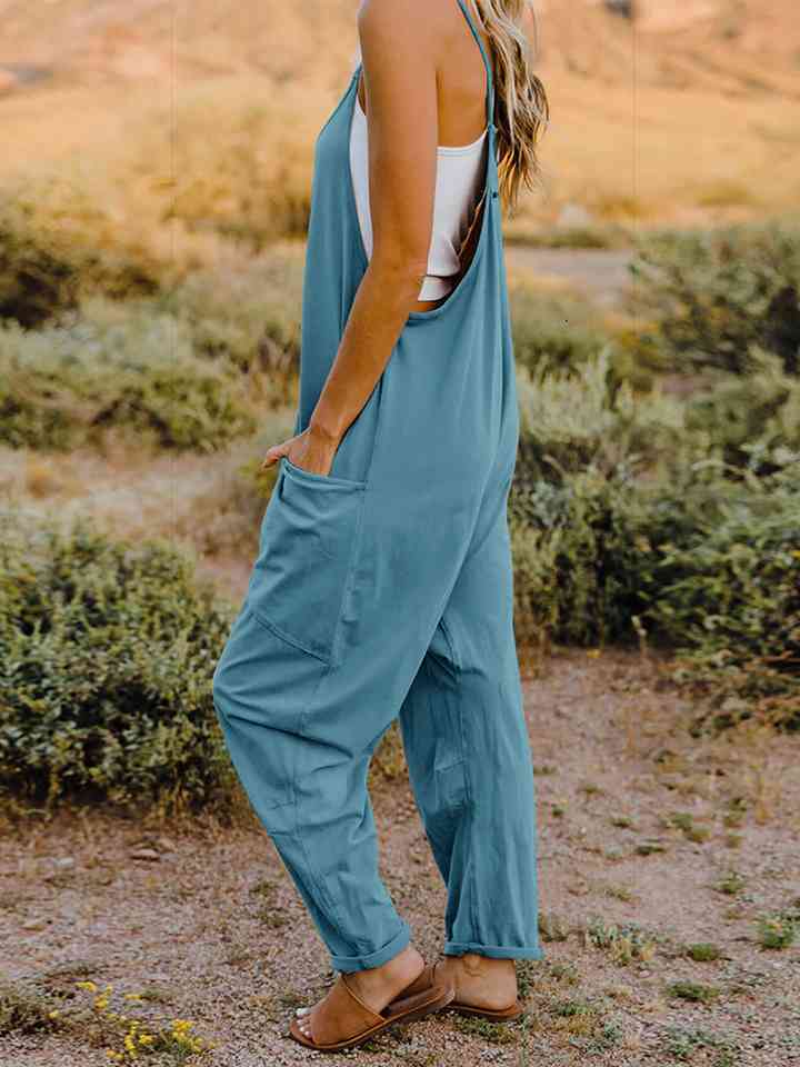 Double Take  V-Neck Sleeveless Jumpsuit with Pocket king-general-store-5710.myshopify.com