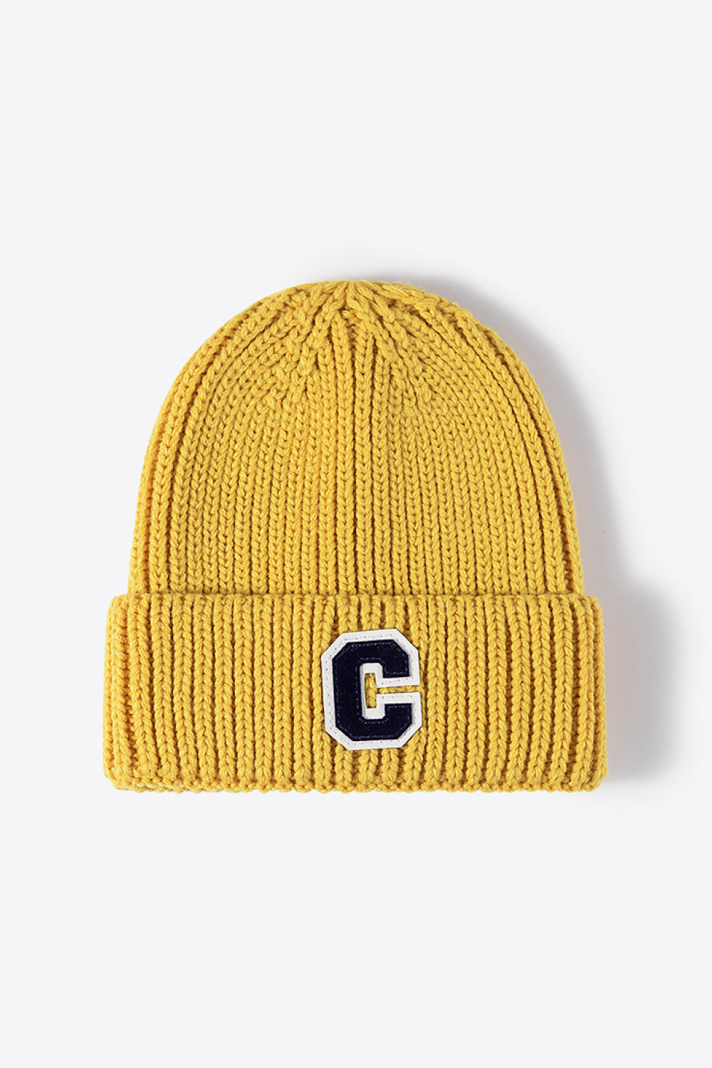 Letter C Patch Cuffed Beanie king-general-store-5710.myshopify.com