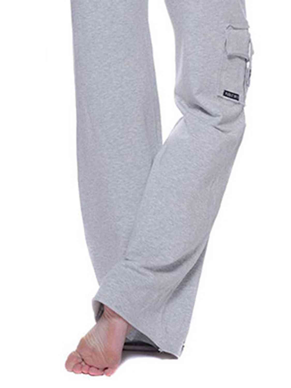 Mid Waist Pants with Pockets king-general-store-5710.myshopify.com