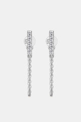 Moissanite 925 Sterling Silver Connected Earrings king-general-store-5710.myshopify.com