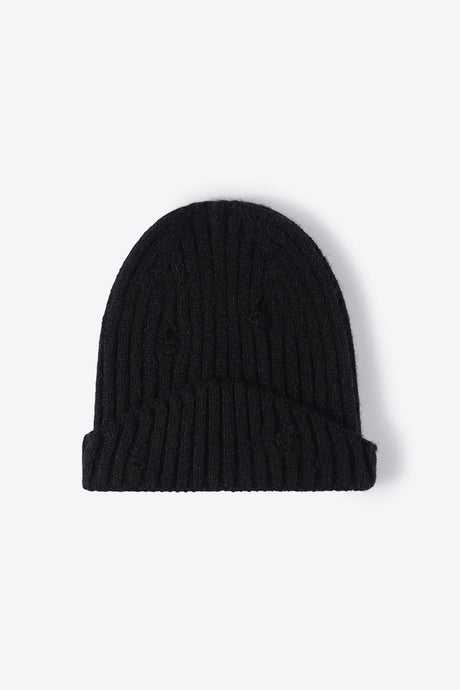 Distressed Rib-Knit Beanie king-general-store-5710.myshopify.com