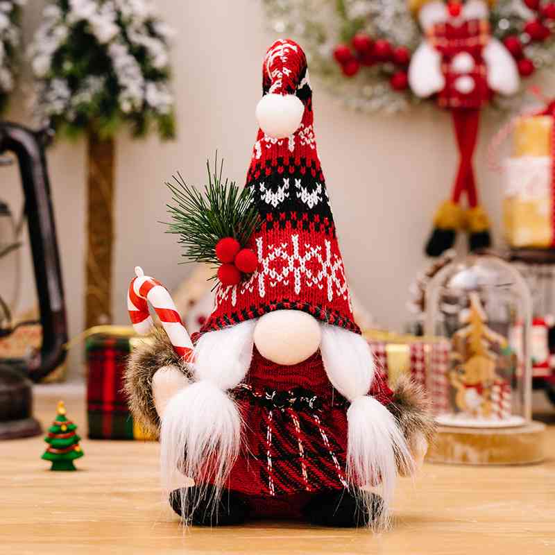 Pom-Pom Trim Pointed Hat Faceless Gnome king-general-store-5710.myshopify.com