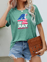 4th OF JULY INDEPENDENCE DAY Graphic Tee - Kings Crown Jewel Boutique