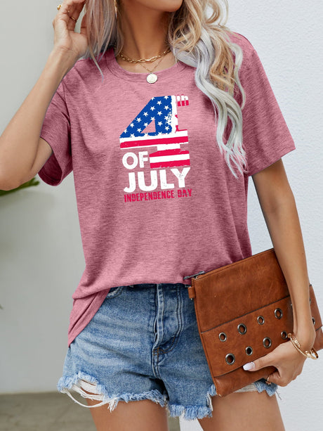 4th OF JULY INDEPENDENCE DAY Graphic Tee - Kings Crown Jewel Boutique