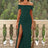 Off-Shoulder Split Maxi Dress king-general-store-5710.myshopify.com
