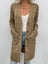 Cable-Knit Button Down Cardigan with Pockets king-general-store-5710.myshopify.com