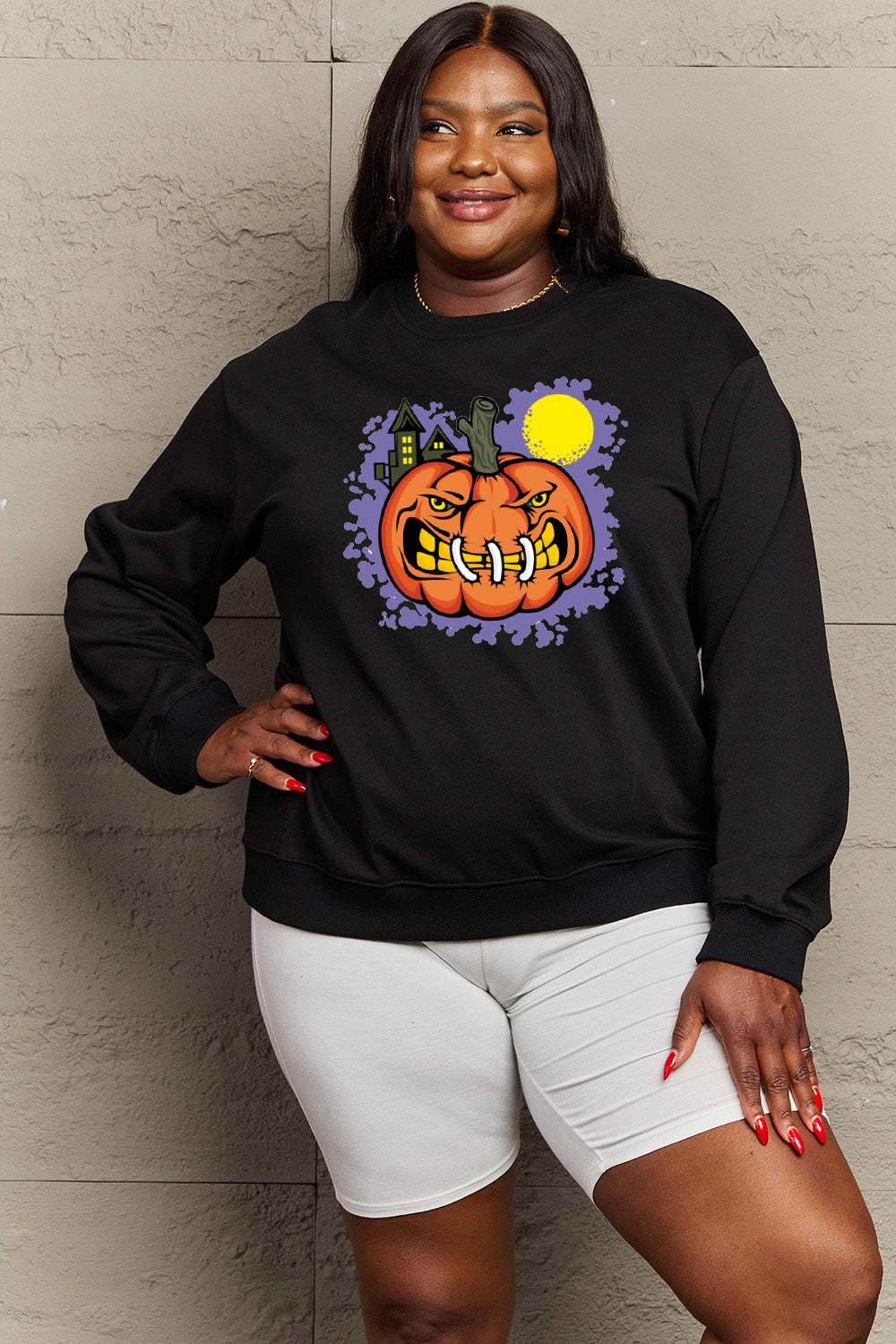 Simply Love Full Size Graphic Round Neck Sweatshirt king-general-store-5710.myshopify.com