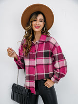 Plaid Button-Down Jacket king-general-store-5710.myshopify.com