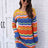 Openwork Round Neck Sweater Dress king-general-store-5710.myshopify.com