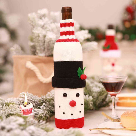 Christmas Knit Wine Bottle Cover king-general-store-5710.myshopify.com