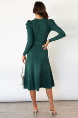 Round Neck Long Sleeve Tie Waist Sweater Dress king-general-store-5710.myshopify.com