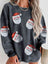 Sequin Santa Patch Ribbed Sweatshirt king-general-store-5710.myshopify.com