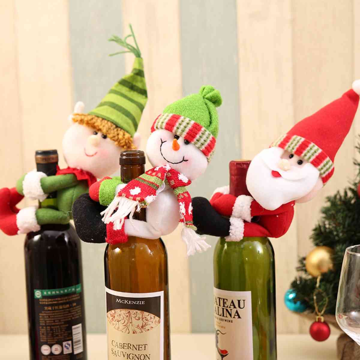 Christmas Doll Wine Bottle Decoration king-general-store-5710.myshopify.com