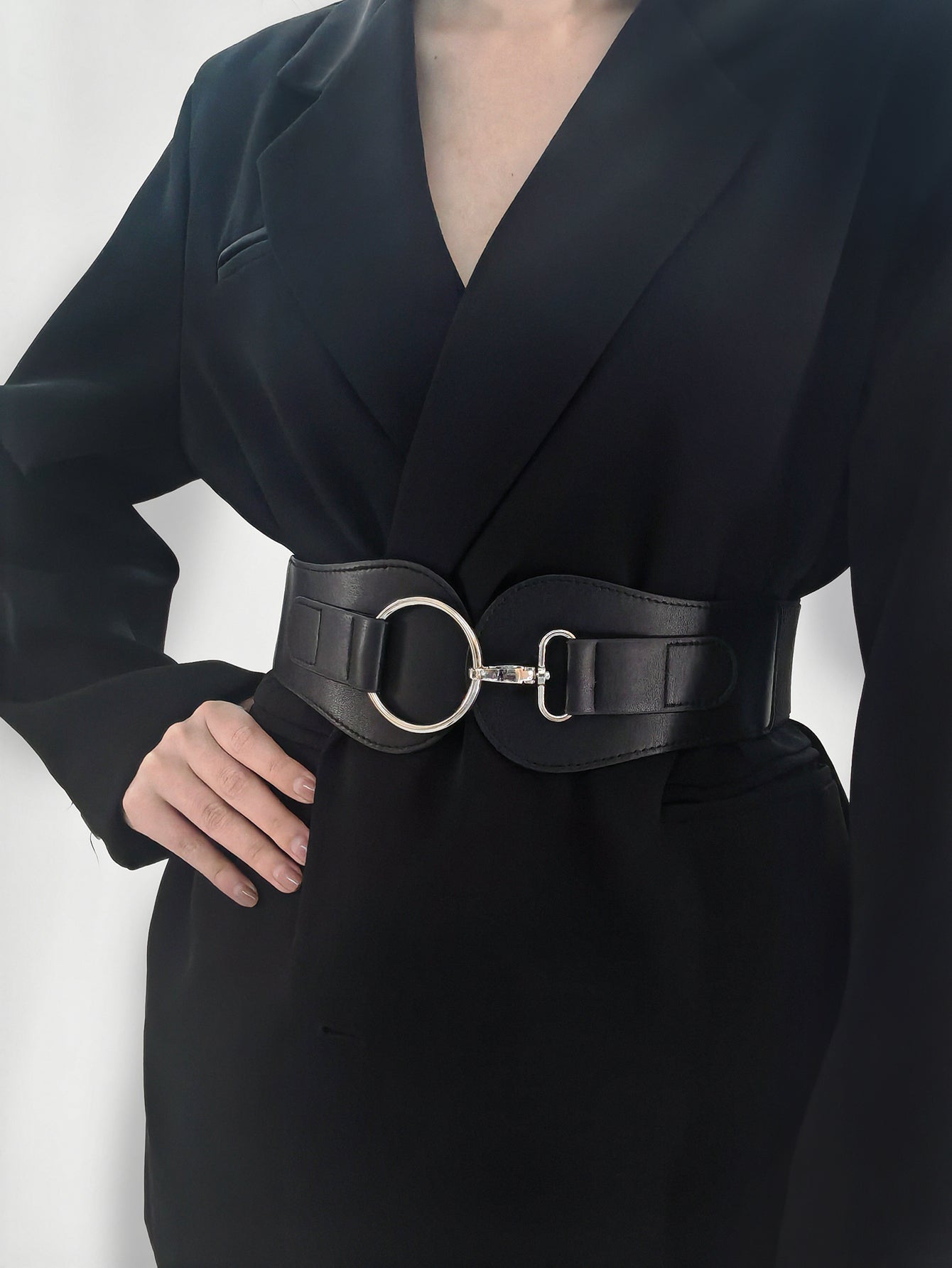 PU Elastic Wide Belt king-general-store-5710.myshopify.com